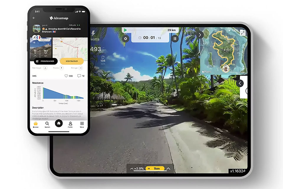 Fitness-App Kinomap (Foto: Kinomap)