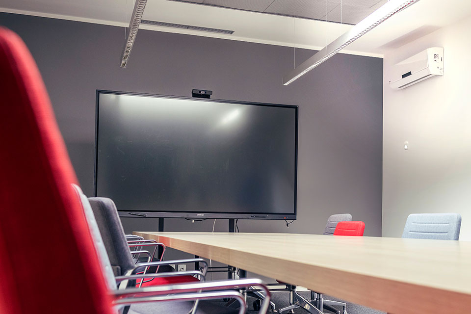 Luft-Luft-Wärmepumpe im Büro (Foto: Martin Leclaire)