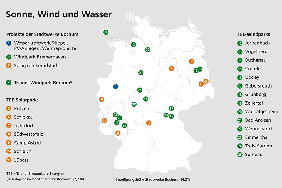 Karte: Stadtwerke Bochum