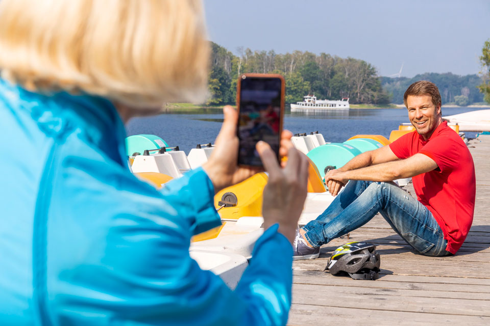 Auf E-Bike-Tour im Ruhrgebiet (Foto: Martin Leclaire)