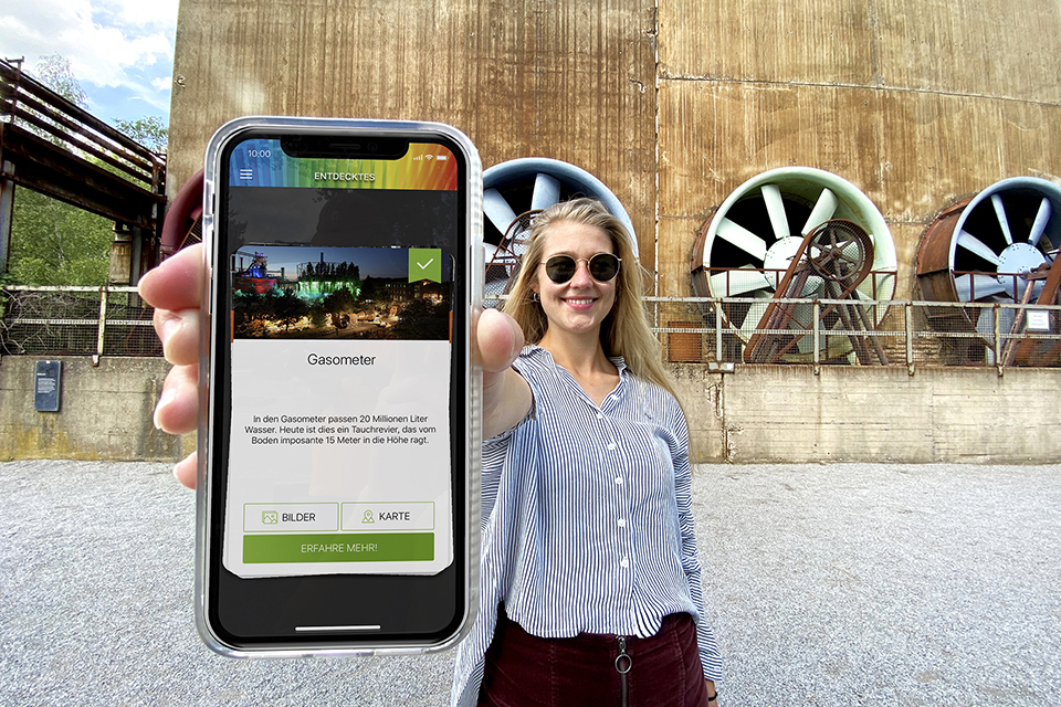 App für den Duisburg Landschaftspark (Foto: Lennard Jung)