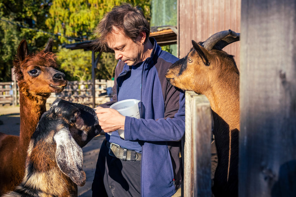 Jens Stirnberg, Abteilungsleiter Zoologie im Tierpark Bochum (Foto: Martin Leclaire)