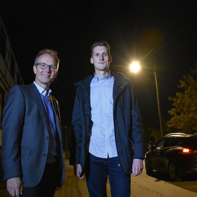 Pilotversuch Straßenbeleuchtung