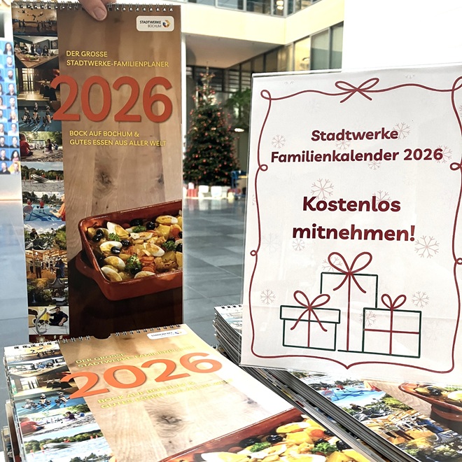 Stadtwerke Familienkalender 2026