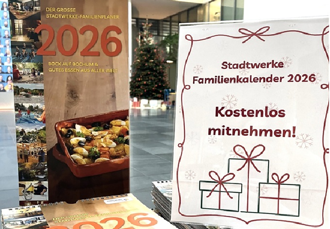 Stadtwerke Familienkalender 2026