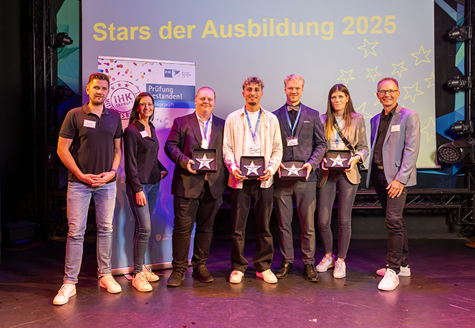 Auszeichnung junger Auszubildender bei Stadtwerke Bochum