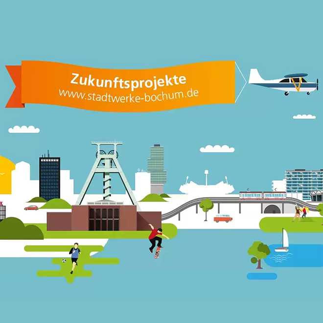 Zukunftsprojekte der Stadtwerke Bochum