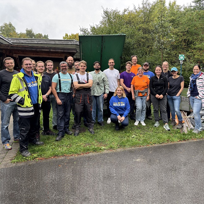 Stadtwerke Social Day in der Werkstatt Constantin