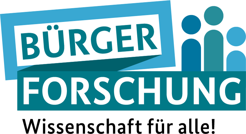 Logo Bürger forschen - Wissenschaft für alle!