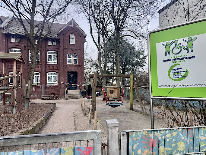 Spielplatz der integrativen Kindergemeinschaft Bochum
