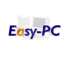 Logo Easy PC in blau gelb