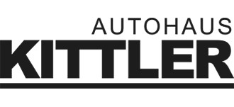 Logo von Autohaus Kittler in schwarzer Schrift auf weißem Hintergrund.