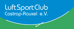 Logo grün blau des Luft Sport Clubs Castrop Rauxel