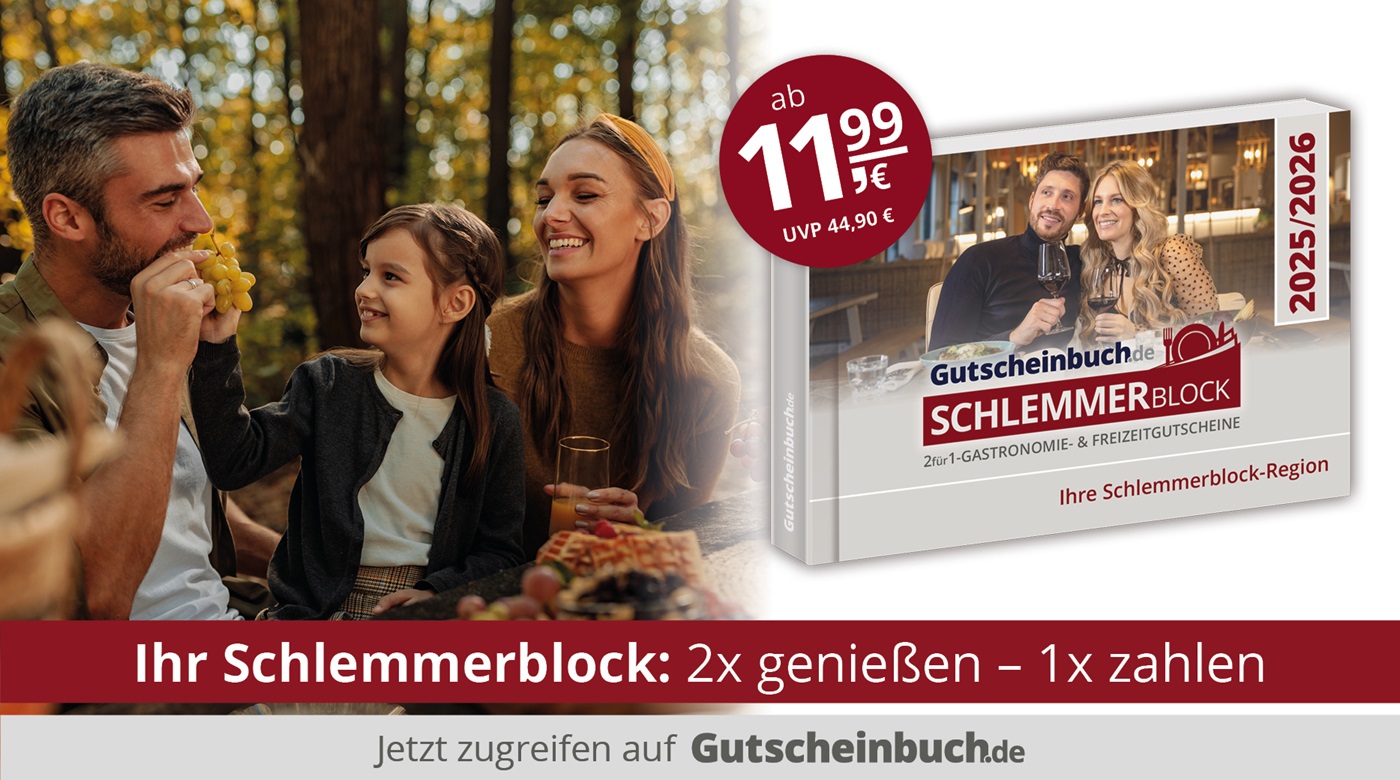 Symbolbild für Schlemmerblock & Freizeitblock für Ihre Region